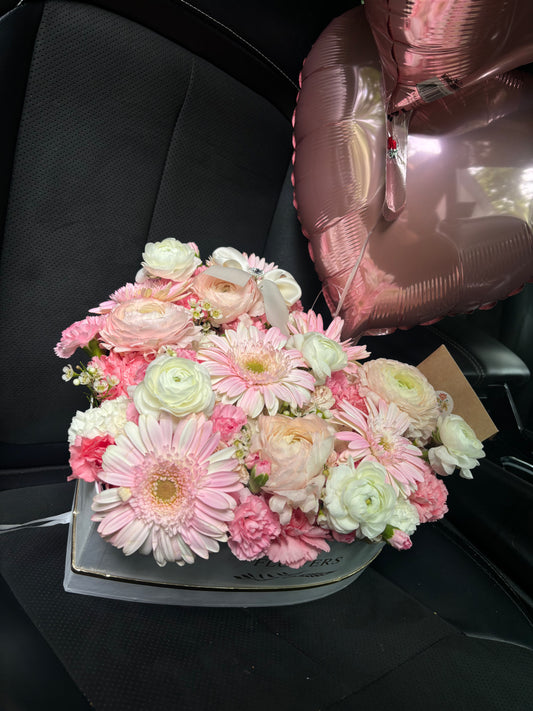 Mixed freestyle heart box