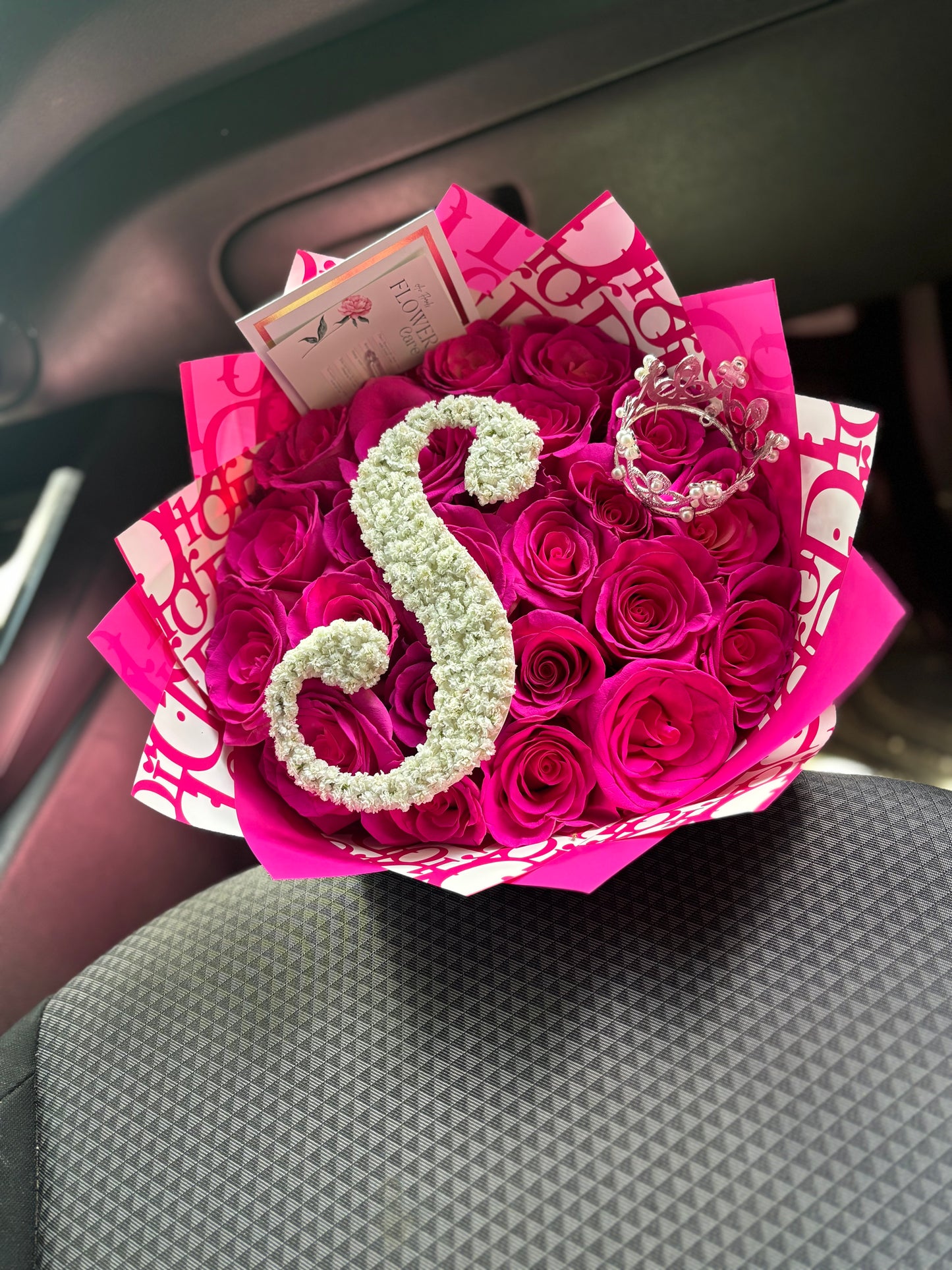 Bright pink bouquet