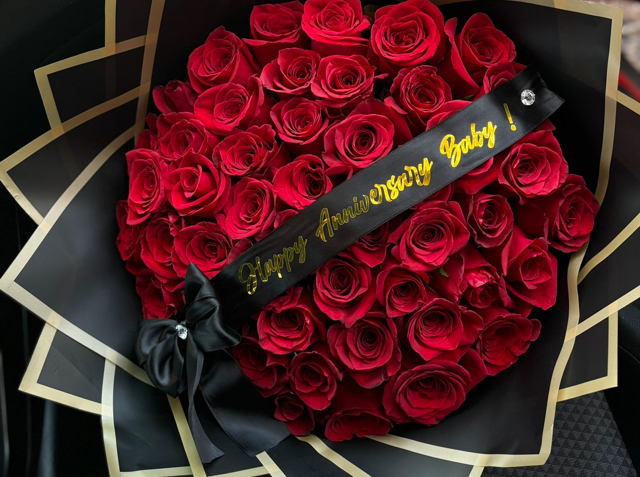 Bouquet Ribbon message
